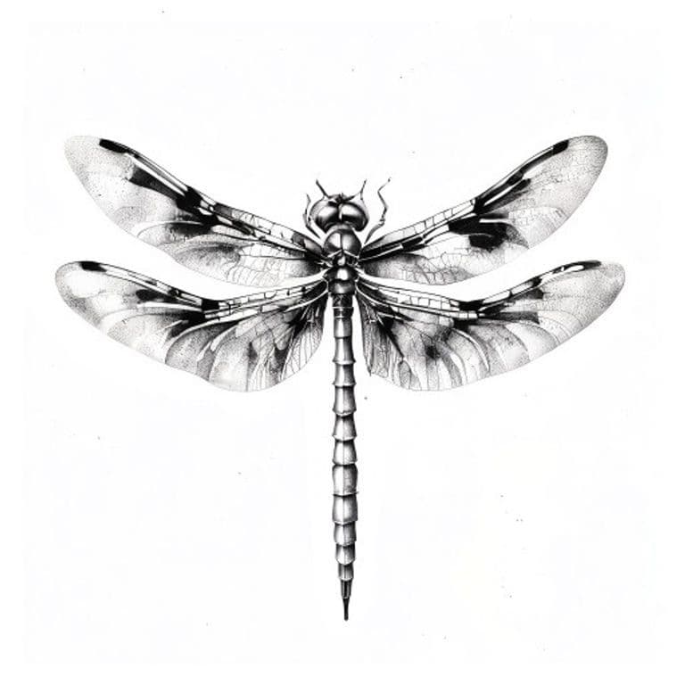 Dragonfly tattoo direction