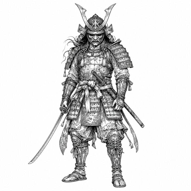 Samurai tattoo direction