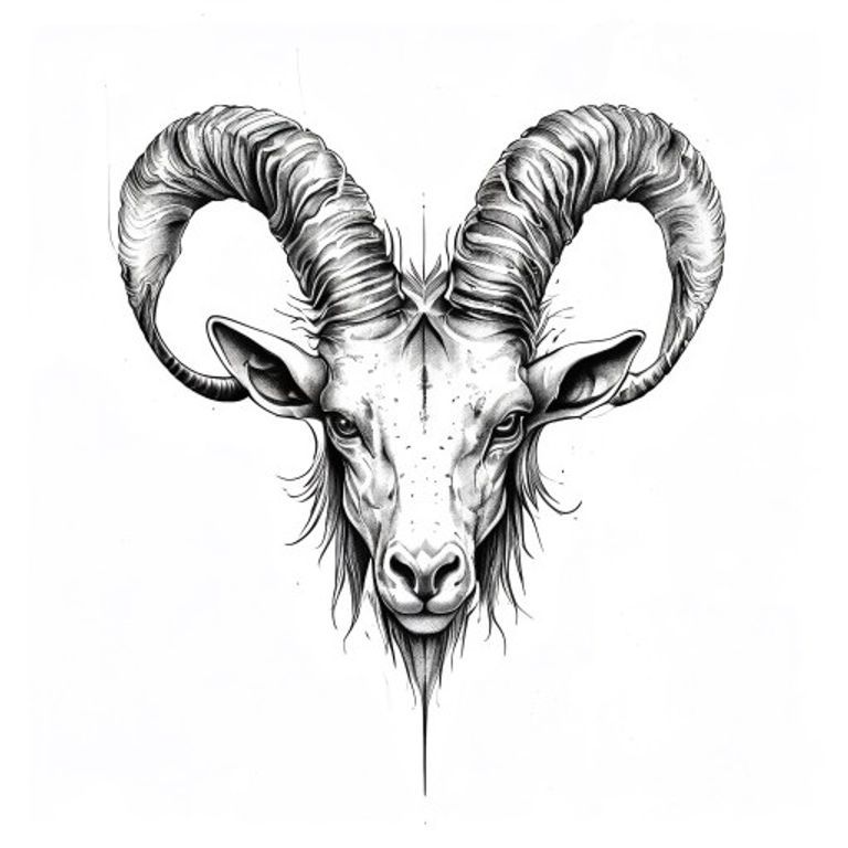 Aries tattoo design